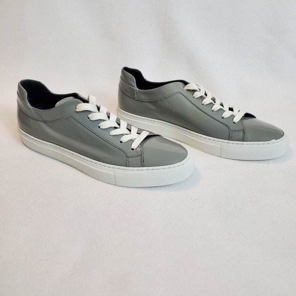 M. Gemi Shoes - M Gemi Italy Women's The Palestra Sneaker Size 39 /8 Gray Leather Shoe Low NEW
